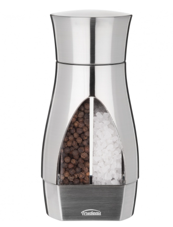 Trudeau 2 in 1 Salt Mill &amp; Pepper Mill Combo 6.25&quot; Trudeau by Kitchen Niche