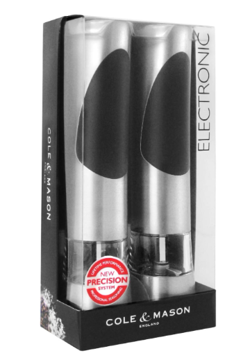 Cole &amp; Mason Richmond Electric Mill Gift Set, 21.5 cm / 8.5" by Kitchen Niche