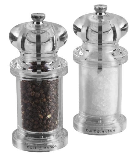 Cole & Mason 505 Classic Precision Salt & Pepper Mill Gift Set – 5.5" / 14 cm by Kitchen Niche