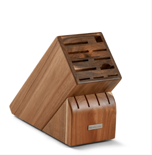Wüsthof Knife Block Black Ash Wood – 15 Slot Wusthof by Kitchen Niche