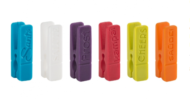 Trudeau Wine Charms – Set of 6 Trudeau by Kitchen Niche