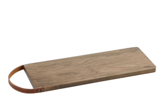 Trudeau Cheese Board with Leather Handle Trudeau by Kitchen Niche