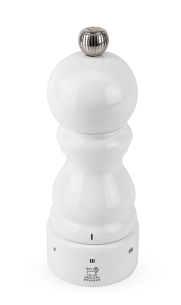 Peugeot Paris u'Select White Lacquer 13cm Pepper Mill by Kitchen Niche
