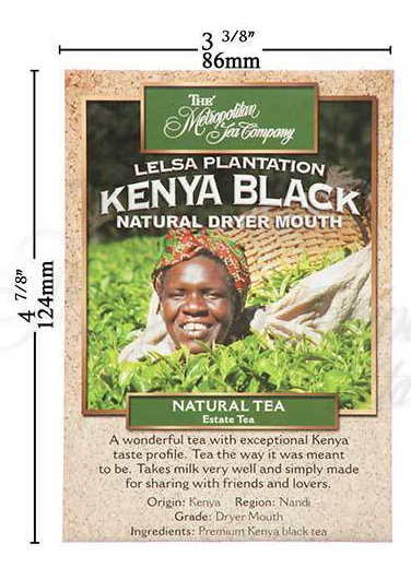 Metropolitan Tea Kenya Black Natural Dryer Mouth Loose Leaf Black Tea 1.1 lbs