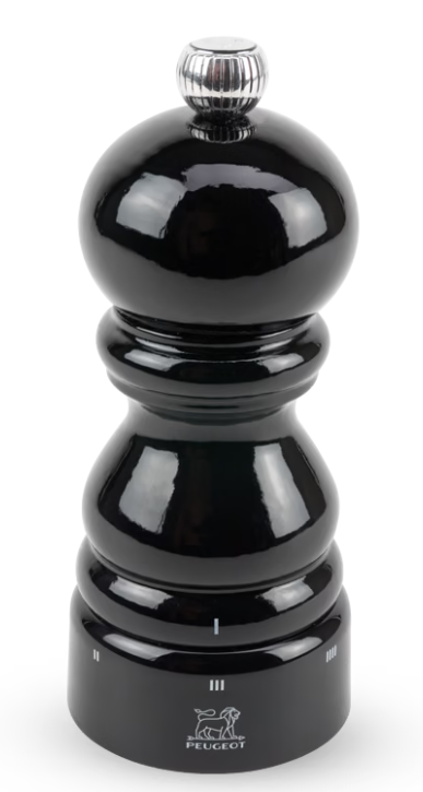 Peugeot Paris u'Select Black Lacquer 13cm Salt Mill by Kitchen Niche
