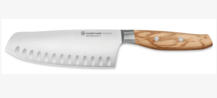 Wüsthof Amici Hollow Ground Santoku Knife – 7" Wusthof by Kitchen Niche