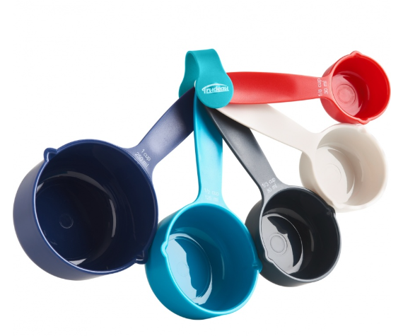 Trudeau Measuring Cup Set – Assorted Colors – 5-Piece Trudeau by Kitchen Niche