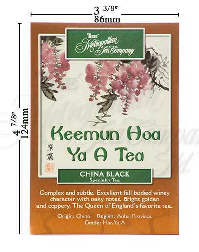 Metropolitan Tea Keemun Hoa Ya A Loose Leaf Tea 1.1 lbs