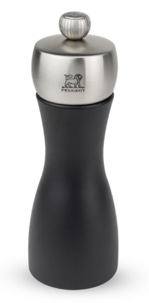 Peugeot Fidji Black Matte 15cm Salt Mill by Kitchen Niche