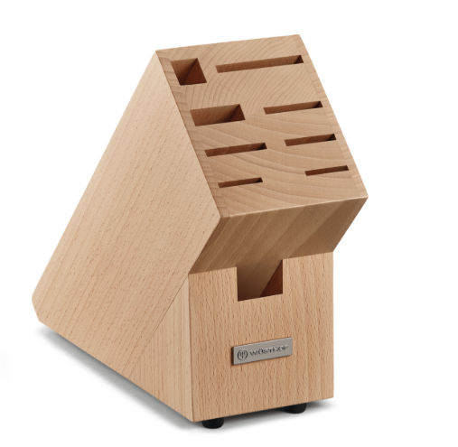 Wüsthof Knife Block Natural Beech – 9 Slot Wusthof by Kitchen Niche