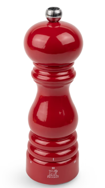 Peugeot Paris U’Select Passion Red Lacquer Salt Mill - 18 cm / 7"