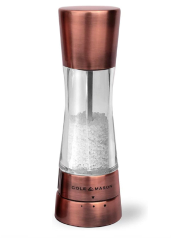 Cole &amp; Mason Derwent Salt Mill – Copper – 7.5&quot; / 19 cm by Kitchen Niche