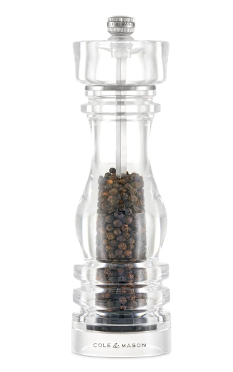 Cole & Mason The London Collection Pepper Mill – Acrylic – 11" / 30 cm by Kitchen Niche