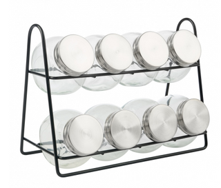 Trudeau Marshall Spice Rack – 8 Bottles