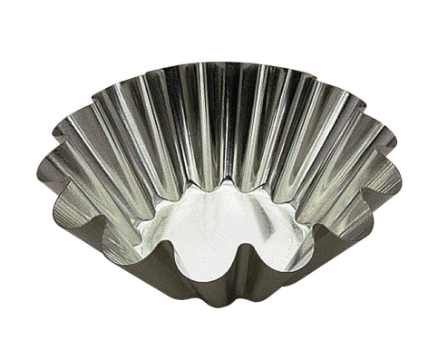 Gobel Brioche Mold with Wide Ribs – 5.5" x 2" / 14 x 4.8 cm