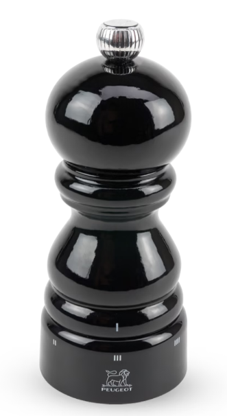 Peugeot Paris u'Select Black Lacquer 13cm Pepper Mill by Kitchen Niche