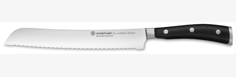 Wüsthof Classic Ikon Bread Knife – 8&quot; Wusthof by Kitchen Niche