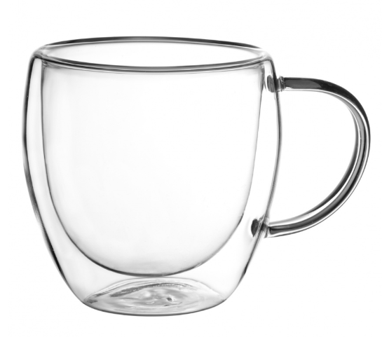 Trudeau Java Double Wall Cappuccino Mugs – 8 oz – Set of 2 Trudeau by Kitchen Niche