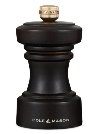 Cole &amp; Mason The Hoxton Salt Mill – Chocolate Wood – 4.2" / 10.5 cm by Kitchen Niche