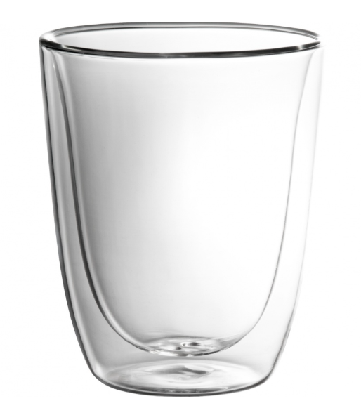 Trudeau Caffè Double Wall Double Old Fashioned Glasses – 11 oz – Set of 2 Trudeau by Kitchen Niche