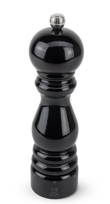 Peugeot Paris u&#39;Select Black Lacquer 18cm Pepper Mill by Kitchen Niche