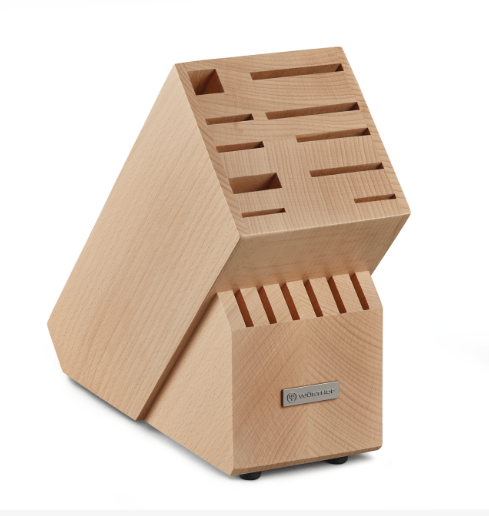 Wüsthof Knife Block Natural Beech – 16 Slot Wusthof by Kitchen Niche