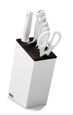 Wüsthof Classic White Slim Knife Block Set (Bread) – 7-pcs. Wusthof by Kitchen Niche
