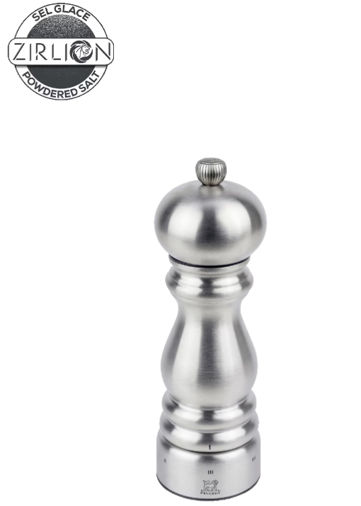 Peugeot Chef Stainless Steel Salt Mill - 18 cm / 7"