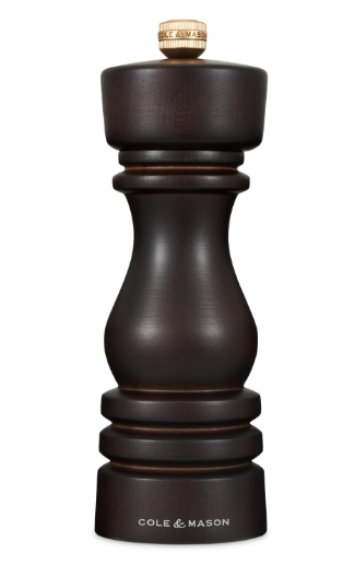 Cole &amp; Mason The London Collection Pepper Mill – Chocolate Wood – 7" / 18 cm by Kitchen Niche