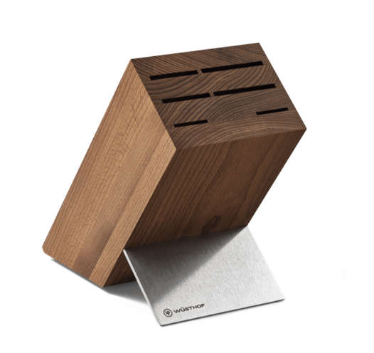 Wüsthof Knife Stand – 6 Slot Thermo Wood Wusthof by Kitchen Niche