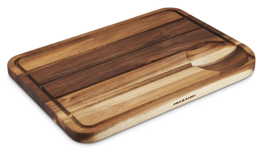 Cole & Mason Berden Large Acacia Carving Board by Kitchen Niche