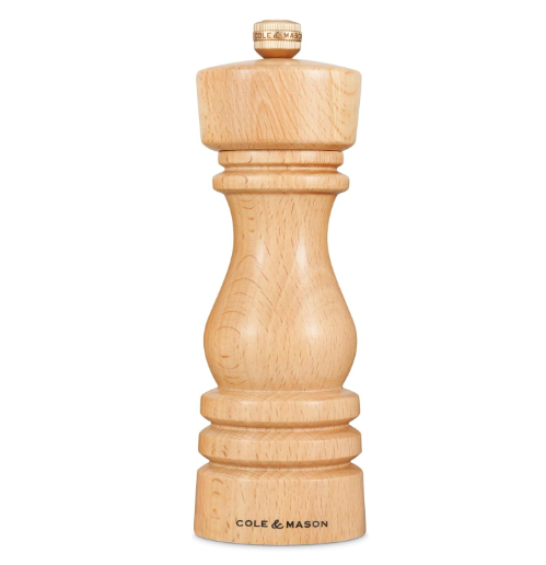 Cole & Mason The London Collection Salt Mill – Natural Beech – 7" / 18 cm by Kitchen Niche