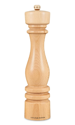 Cole & Mason The London Collection Pepper Mill – Natural Beech – 12" / 30 cm by Kitchen Niche