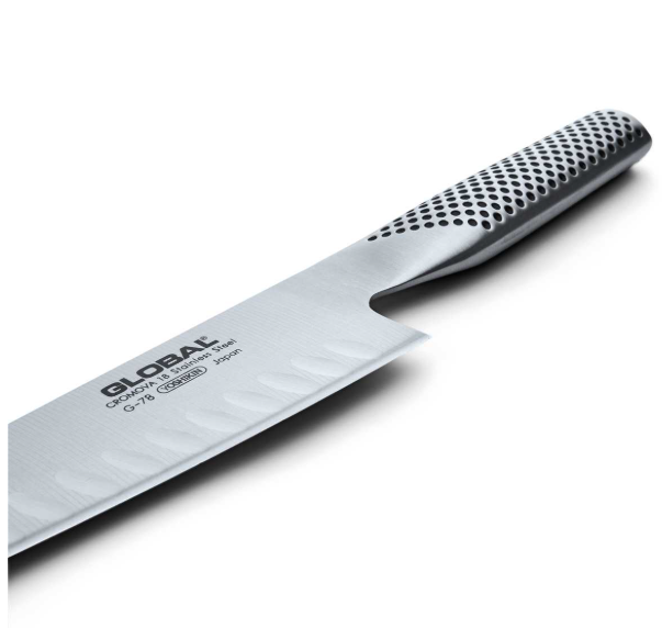 Global Cook's Knife Fluted 18cm / 7" Global by Kitchen Niche