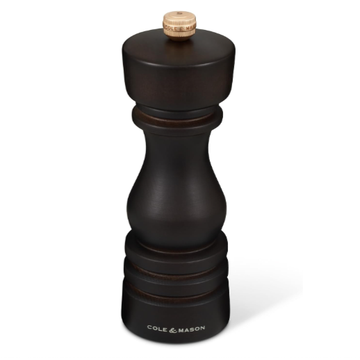 Cole & Mason The London Collection Salt Mill – Chocolate Wood – 7" / 18 cm by Kitchen Niche