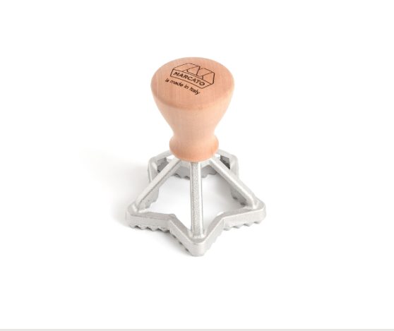 Marcato Biscottini Stamp Kit – Star 65 mm + Flower 70 mm Cookie Tools