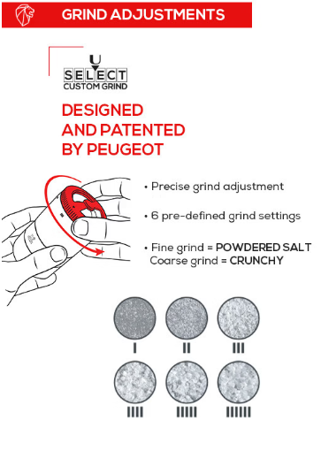 Peugeot Maestro Salt Bar Salt Mill Gift Set