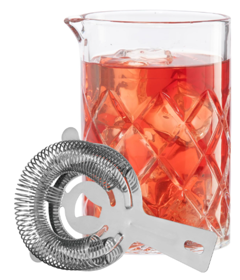 Oggi Cocktail Glass with Strainer