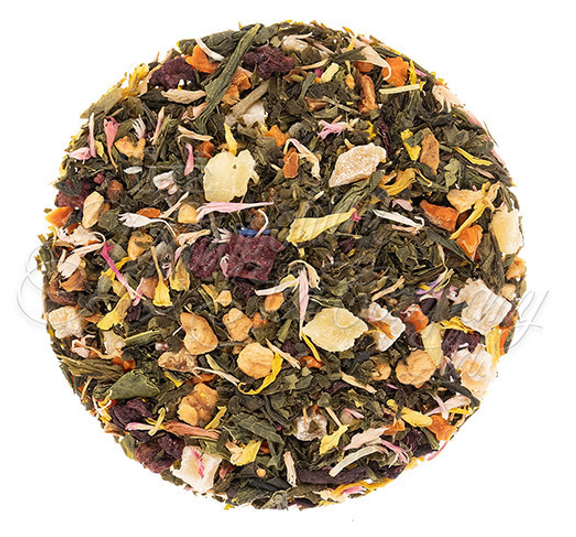 Metropolitan Tea Tropical Sunrise Loose Leaf Green Tea 1.1 lbs