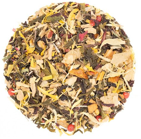 Metropolitan Tea Spicy Ginger Pineapple Loose Leaf Green Tea 1.1 lbs