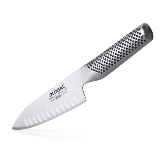 Global Cook's Knife Fluted 16cm / 6.5" Global by Kitchen Niche
