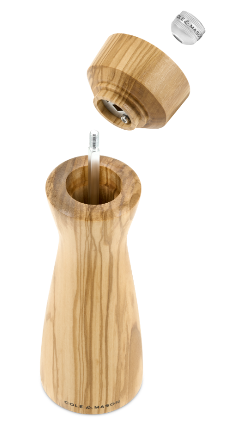 Cole & Mason Portobello Olive Wood Pepper Mill