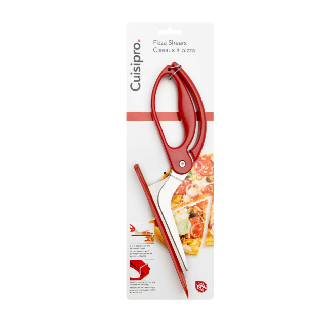 Cuisipro Pizza Shears – 11.7" x 1.4" x 4.64" – Red Cuisipro by Kitchen Niche