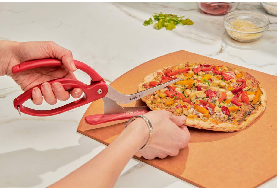 Cuisipro Pizza Shears – 11.7" x 1.4" x 4.64" – Red Cuisipro by Kitchen Niche