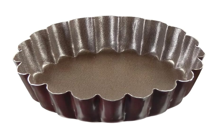 Gobel Fluted Round Tart Mold Set of 6 – 4" x 0.7" / 10 x 1.8 cm