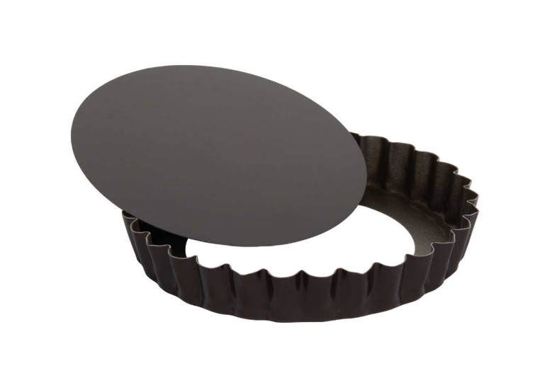 Gobel Fluted Round Tart Mold – 4.7" x 0.8" / 12 x 2 cm