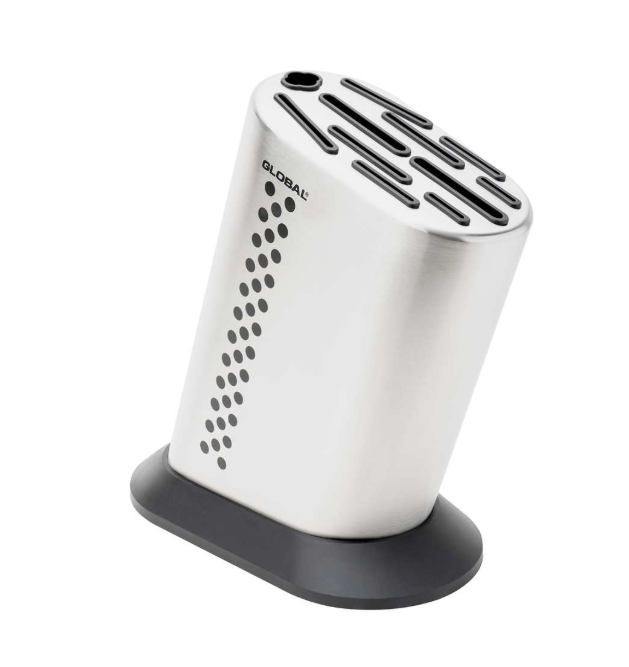 Global Knife Block For 11 Knives Stainless Steel Global by Kitchen Niche