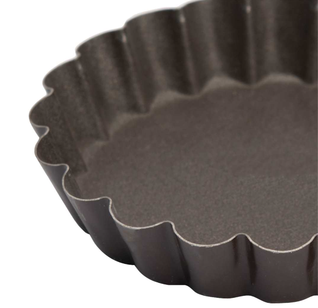 Gobel Fluted Round Tart Mold – 4" x 0.7" / 10 x 1.8 cm