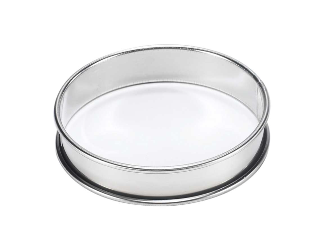 Gobel Round Tart Ring with Rolled Edge – 4" x 0.8" / 10 x 2 cm
