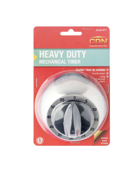 CDN Heavy Duty Mechanical Timer - Silver
